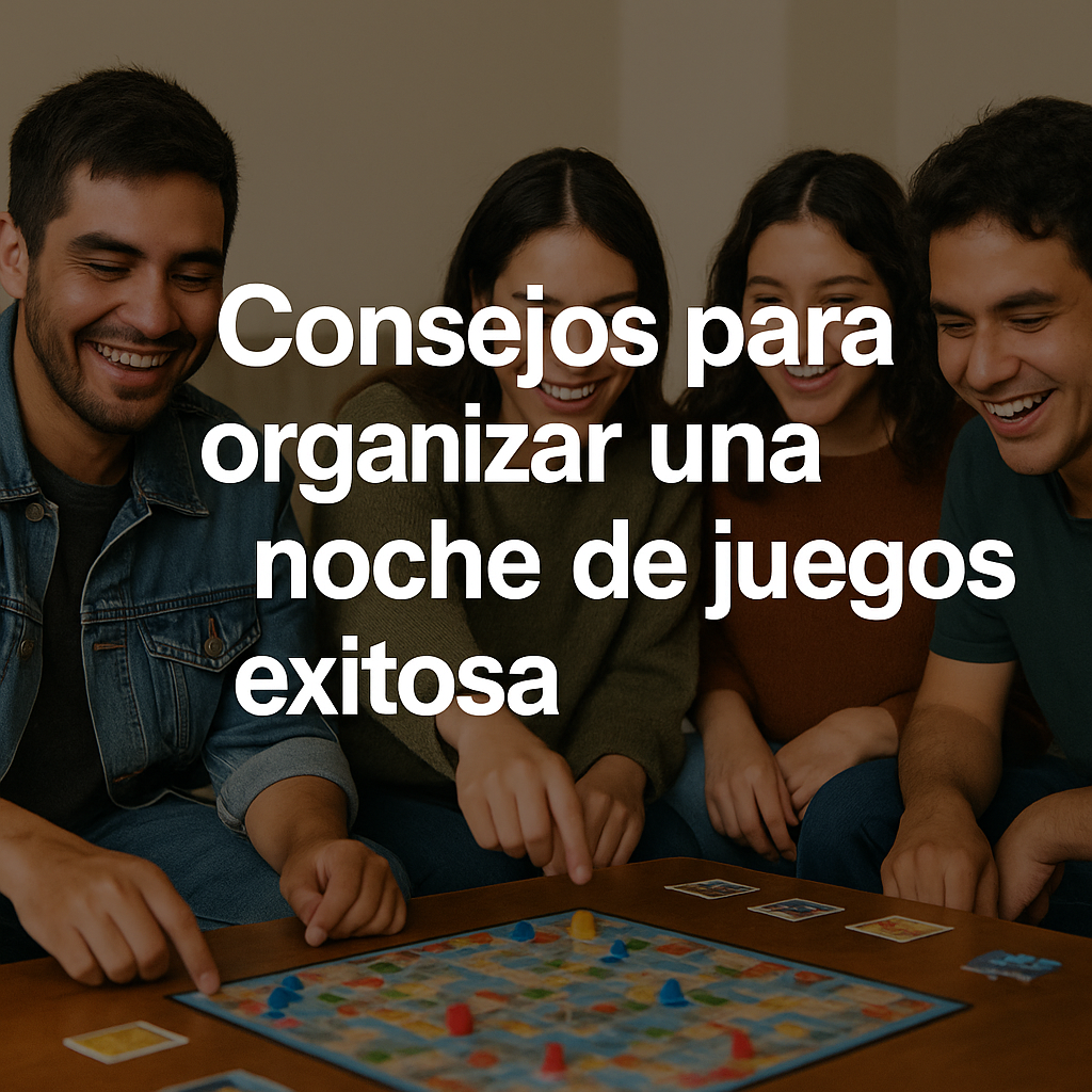 consejos para organizar una noche de juegos exitosa saca el maximo provecho de tus reuniones