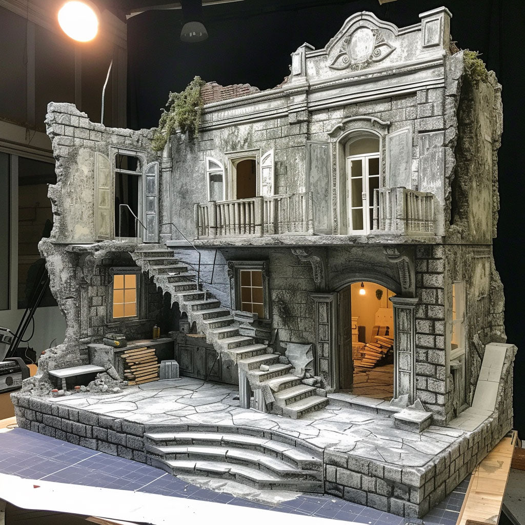 Escenografía wargames Chile Piedra Bruja terreno