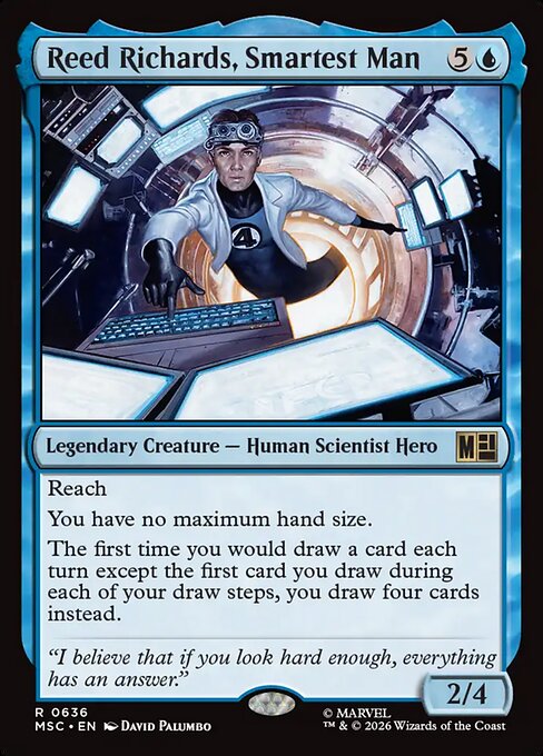Reed Richards, Smartest Man Regular Foil (ingles) 636 | Singles MTG en PiedraBruja