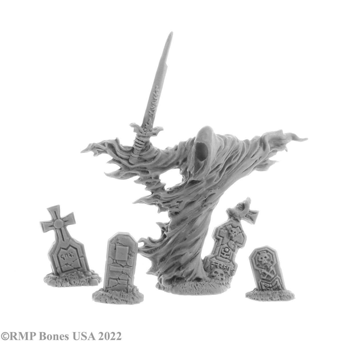 Grave Wraith and Tombstones (3)