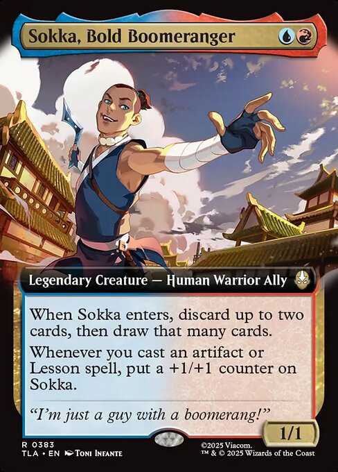 Sokka, Bold Boomeranger Extended Foil (ingles) 383