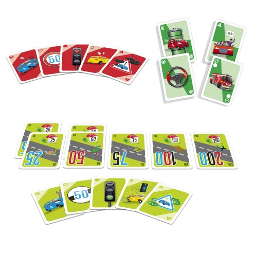 Cartas de 1000 km juego de mesa estratégico