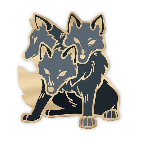 Pin Esmaltado Cerberus | Coleccionables, figuras y artículos geek en PiedraBruja Chile