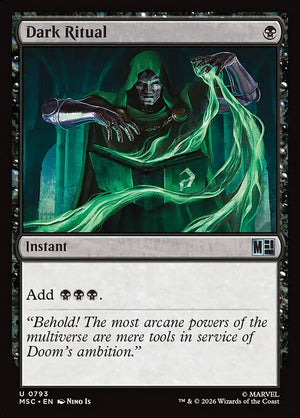 Dark Ritual Regular Foil (ingles) 793 | Singles MTG en PiedraBruja