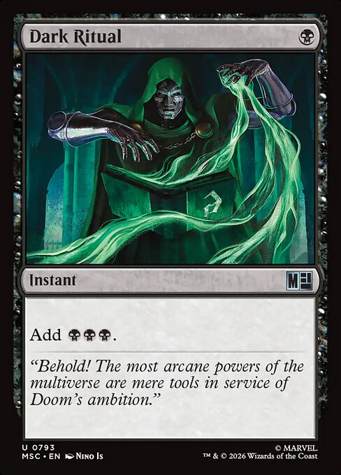 Dark Ritual Regular Foil (ingles) 793 | Singles MTG en PiedraBruja