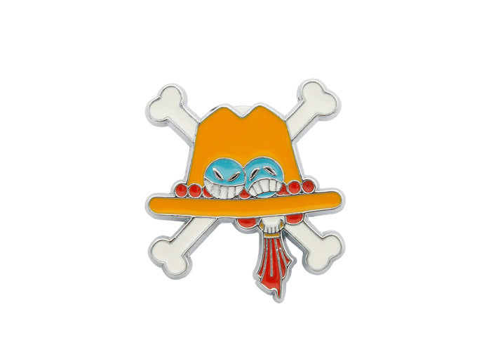 Pin esmaltado One Piece Bandera Portgas D Ace | Coleccionables, figuras y artículos geek en PiedraBruja Chile