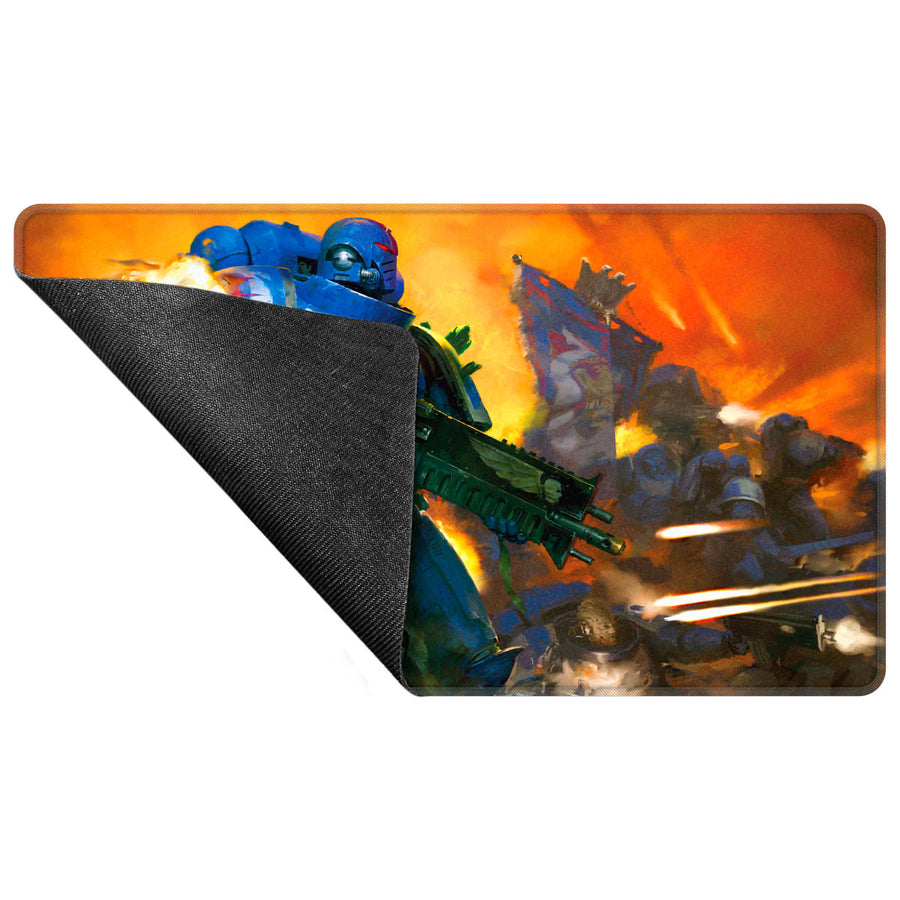 Playmat: Warhammer 40,000 Stitched - Space Marines Adeptus Astartes