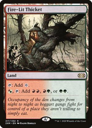 Fire-Lit Thicket Regular (ingles) 317 | Singles MTG en PiedraBruja
