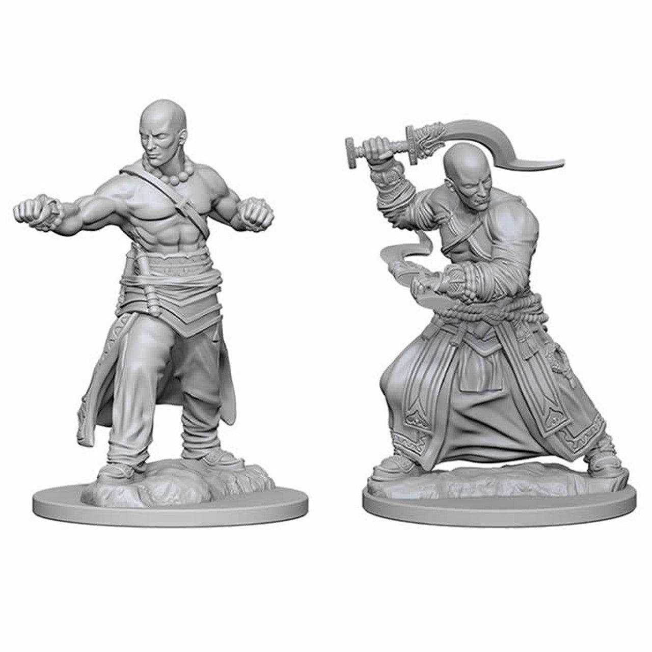 Pathfinder Deep Cuts Unpainted Miniatures Human Male Monk