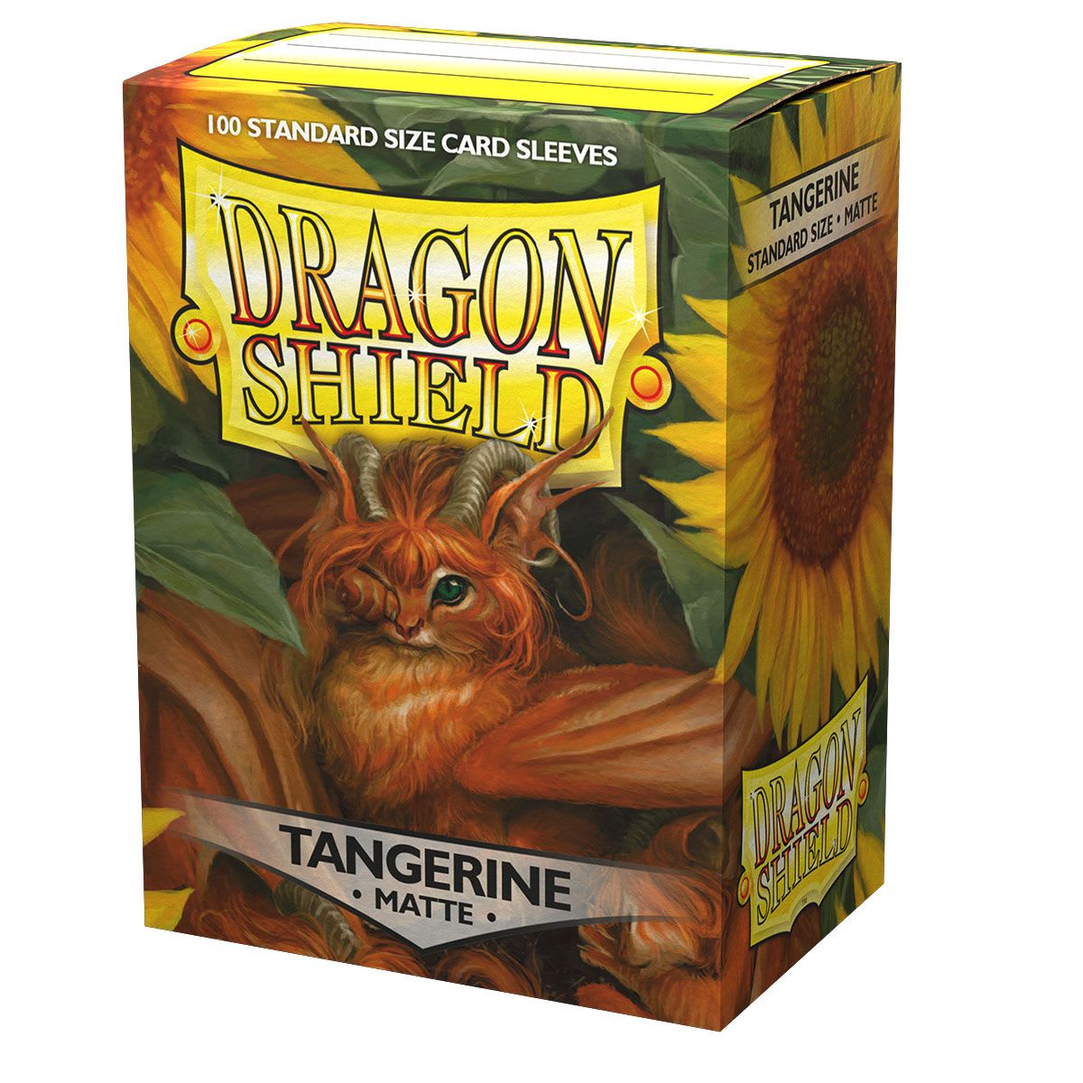 Matte Tangerine (x100) | Fundas y accesorios Dragon Shield para cartas TCG en PiedraBruja Chile