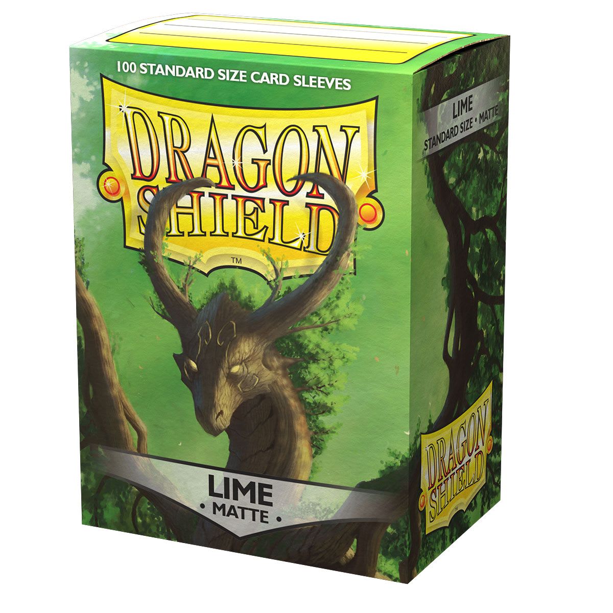 Matte Lime (x100) | Fundas y accesorios Dragon Shield para cartas TCG en PiedraBruja Chile