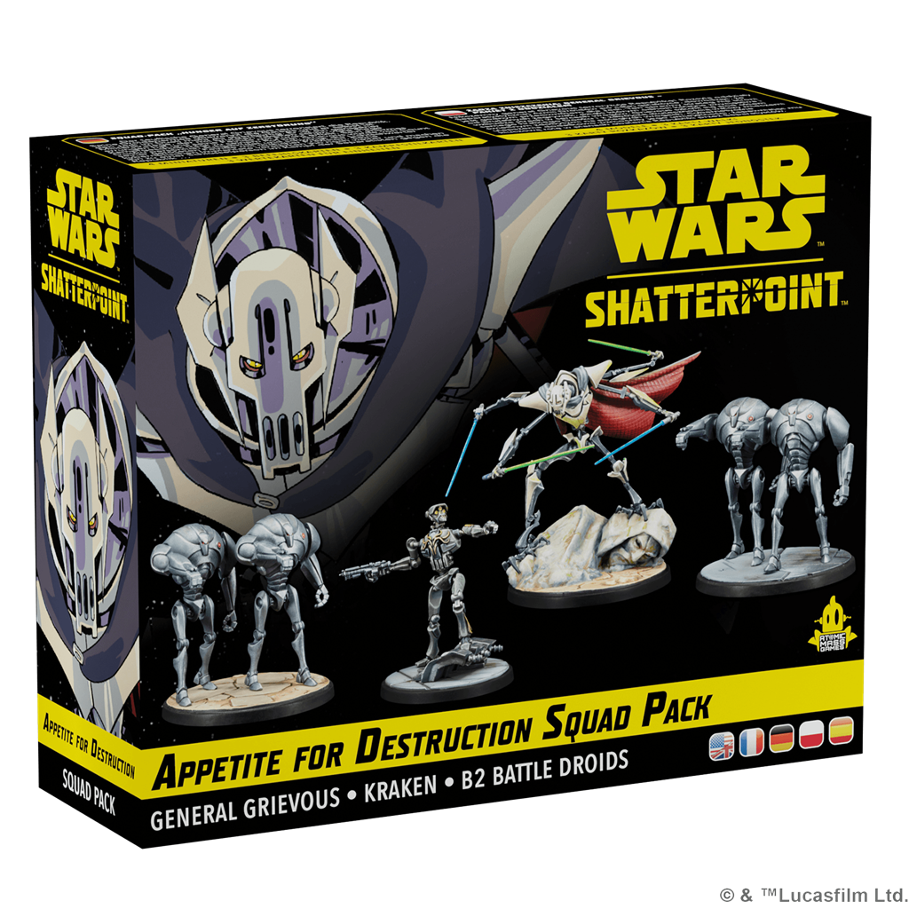 Star Wars Shatterpoint: Hambre de Destrucción Pack de Escuadrón General Grievous