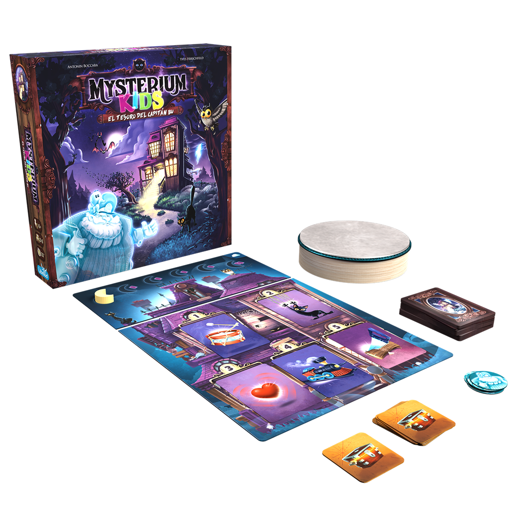 Mysterium Kids - El Tesoro del Capitán Bu | Juegos de mesa para todas las edades en PiedraBruja Chile