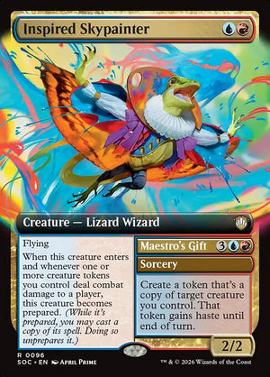 Inspired Skypainter // Maestro's Gift Extended (ingles) 96| Singles MTG en PiedraBruja