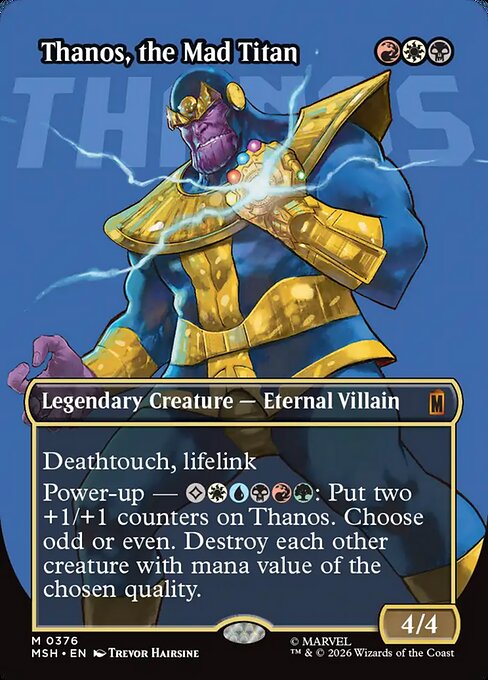 Thanos, the Mad Titan Regular (ingles) 376 | Singles MTG en PiedraBruja