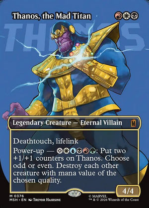 Thanos, the Mad Titan Regular Foil (ingles) 376 | Singles MTG en PiedraBruja