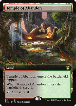 Temple of Abandon Extended (ingles) 347 | Singles MTG en PiedraBruja