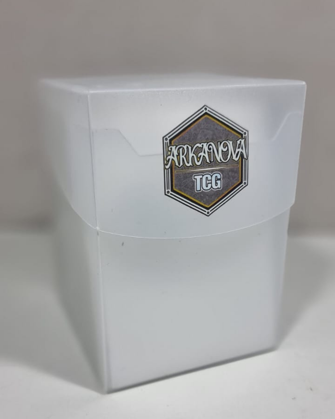 Deck Box +100 + Sleeve Matte – Bone Agate Blanco (105 uds.) | Deckboxes y accesorios TCG Arkanova en PiedraBruja Chile