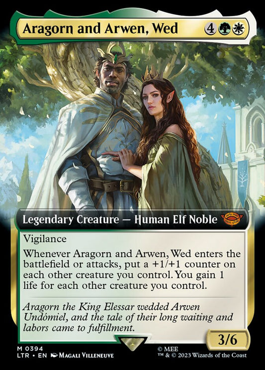 Aragorn and Arwen, Wed Extended  (ingles)