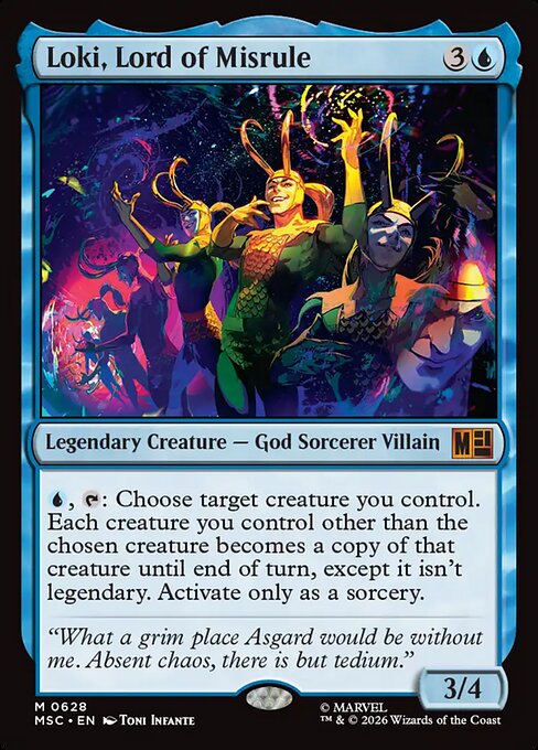 Loki, Lord of Misrule Regular Foil (ingles) 628 | Singles MTG en PiedraBruja