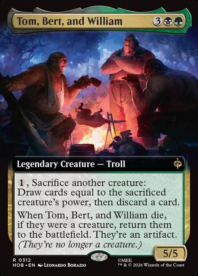 Tom, Bert, and William