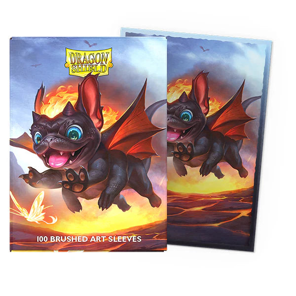 Art Brushed 'Wufdragon' (x100) | Fundas y accesorios Dragon Shield para cartas TCG en PiedraBruja Chile