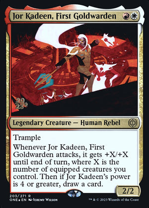 Jor Kadeen, First Goldwarden Regular Foil (español) 203s
