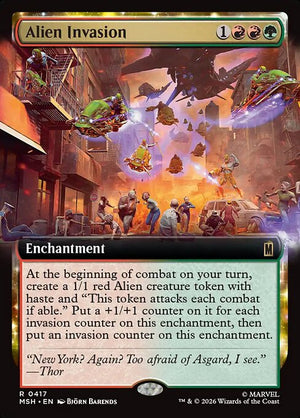 Alien Invasion Regular Foil (ingles) 417 | Singles MTG en PiedraBruja