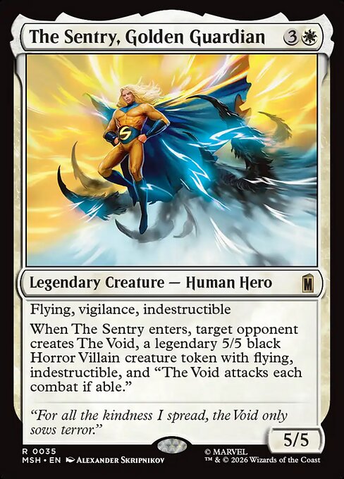 The Sentry, Golden Guardian Regular Foil (ingles) 35 | Singles MTG en PiedraBruja