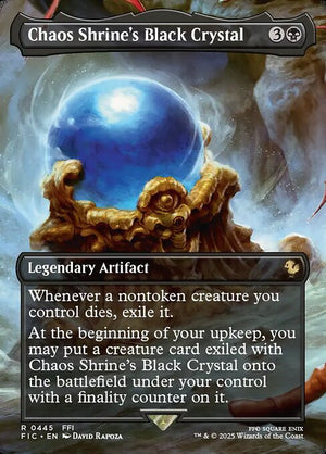 Chaos Shrine's Black Crystal Borderless Foil (ingles) 445 | Singles MTG en PiedraBruja