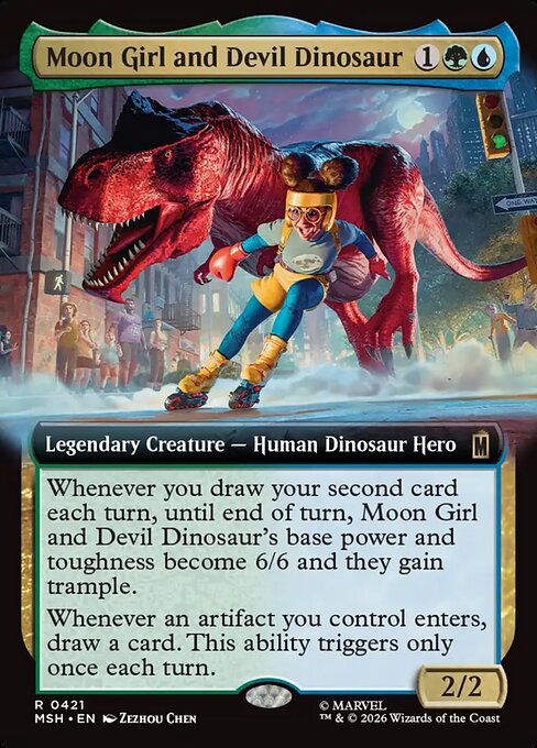 Moon Girl and Devil Dinosaur Regular (ingles) 421 | Singles MTG en PiedraBruja