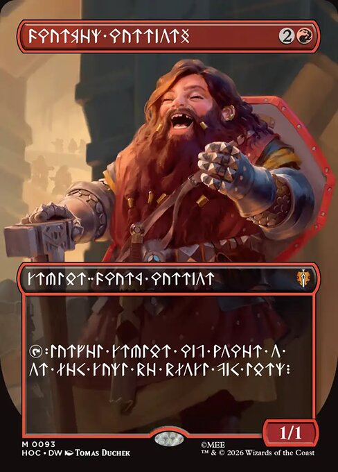 Dwarven Warriors Foil (Dwarvish) 93 | Singles MTG en PiedraBruja