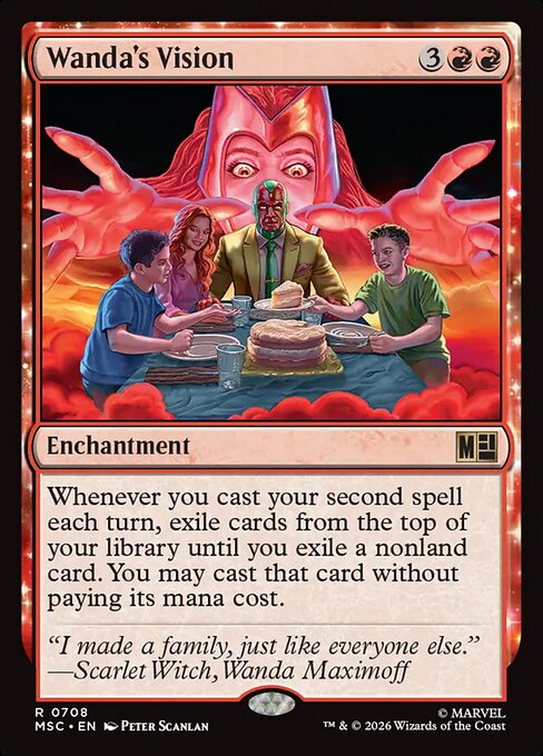 Wanda's Vision Regular Foil (ingles) 708 | Singles MTG en PiedraBruja
