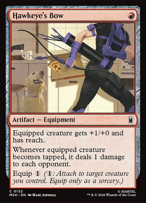 Hawkeye's Bow Regular Foil (ingles) 132 | Singles MTG en PiedraBruja