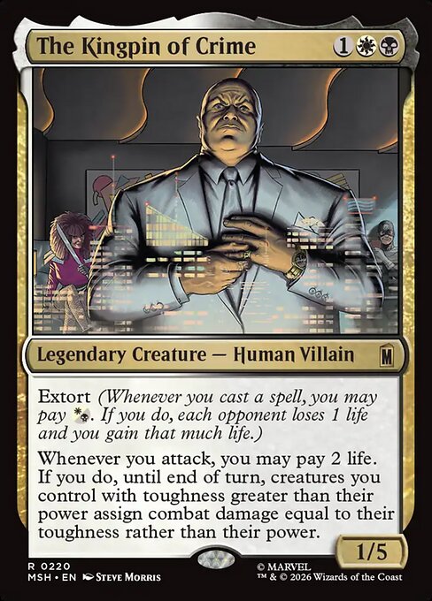 The Kingpin of Crime Regular Foil (ingles) 220 | Singles MTG en PiedraBruja