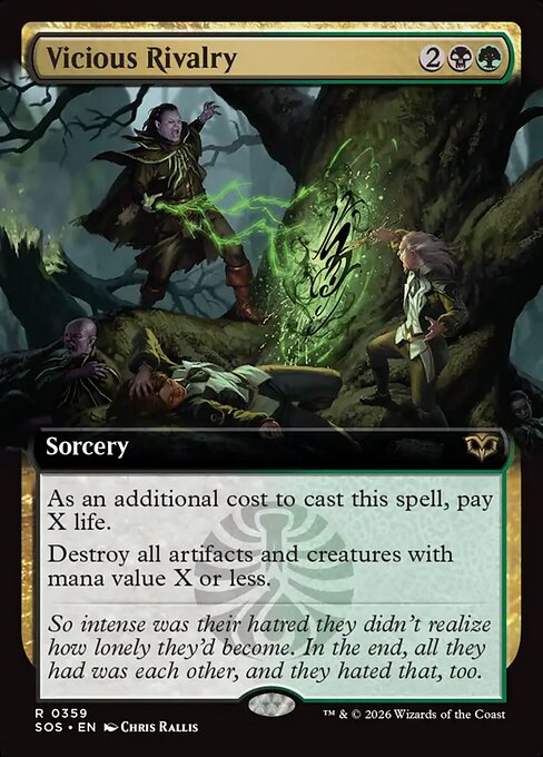 Vicious Rivalry Extended Foil (ingles) 359| Singles MTG en PiedraBruja