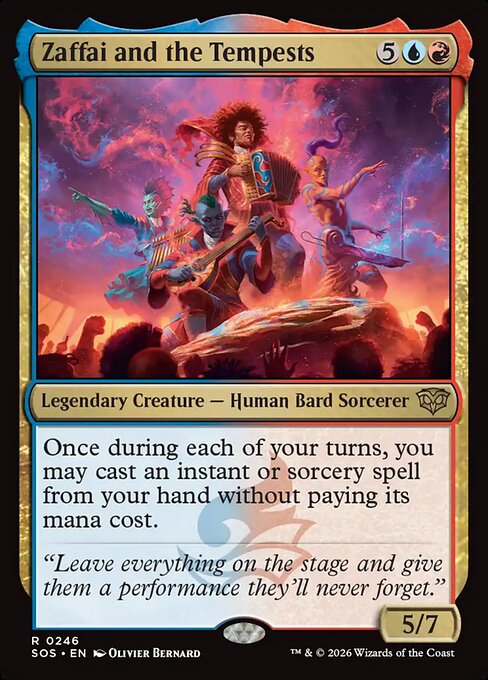 Zaffai and the Tempests Regular Foil (ingles) 246| Singles MTG en