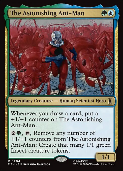 The Astonishing Ant-Man Regular Foil (ingles) 204 | Singles MTG en PiedraBruja