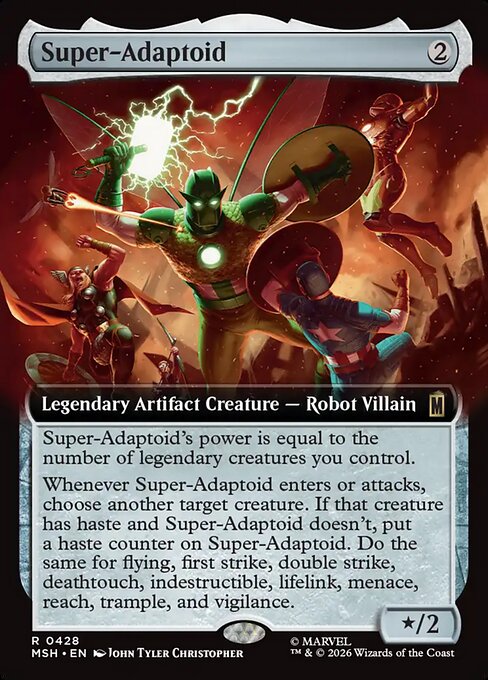 Super-Adaptoid Regular Foil (ingles) 428 | Singles MTG en PiedraBruja