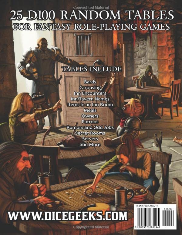 Material para DM - The Book of Random Tables Inns and Taverns