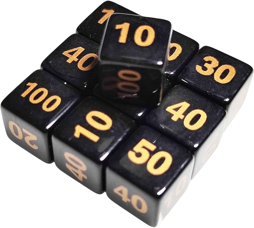 Dado Contador Pokemon Negro