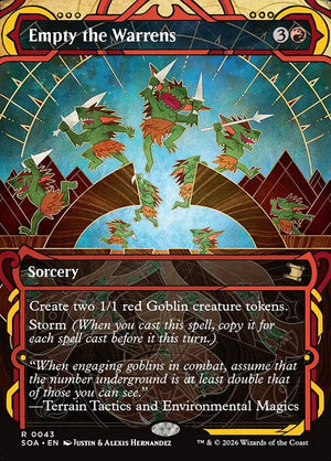 Empty the Warrens Borderless (ingles) 43 | Singles MTG en PiedraBruja