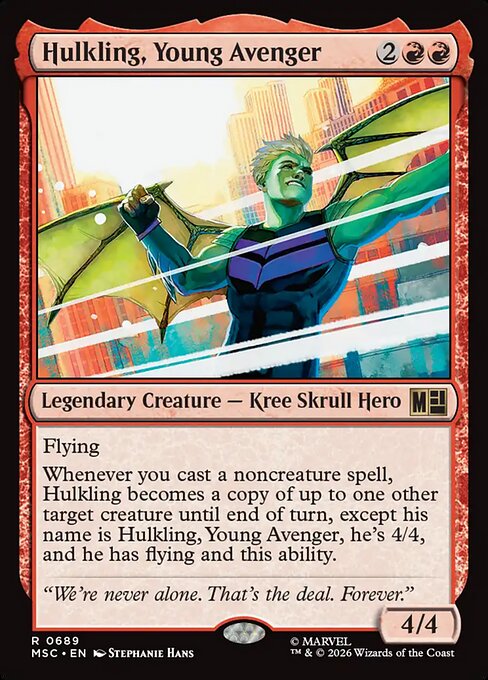 Hulkling, Young Avenger Regular Foil (ingles) 689 | Singles MTG en PiedraBruja