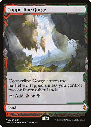 Copperline Gorge Regular (ingles) 14 | Singles MTG en PiedraBruja