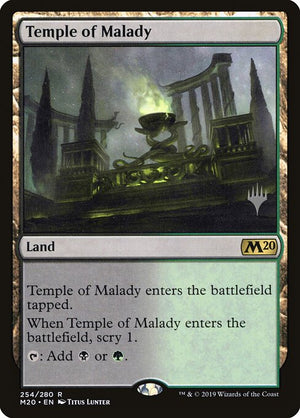 Temple of Malady Regular Foil (ingles) 254p | Singles MTG en PiedraBruja