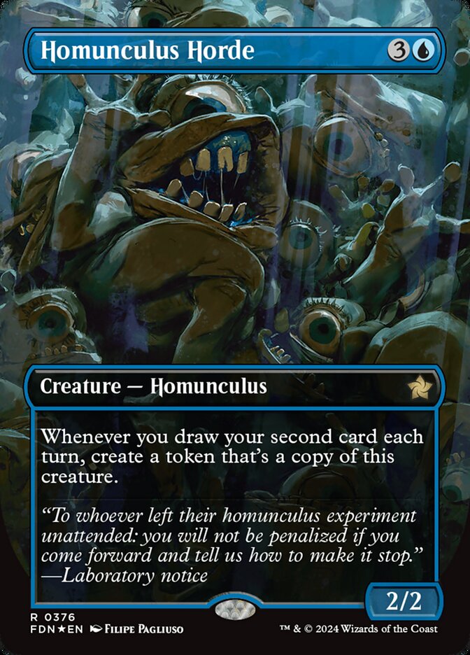 Homunculus Horde Borderless Foil 376 (Ingles)