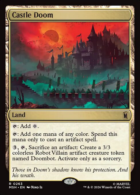 Castle Doom Regular Foil (ingles) 263 | Singles MTG en PiedraBruja