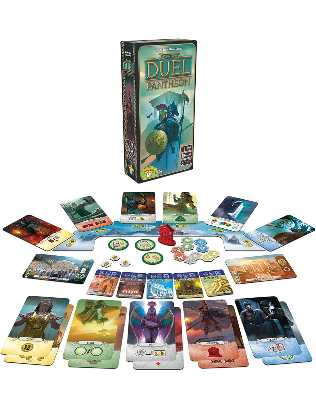 7 Wonders - Duel Pantheon | Juegos de mesa para todas las edades en PiedraBruja Chile