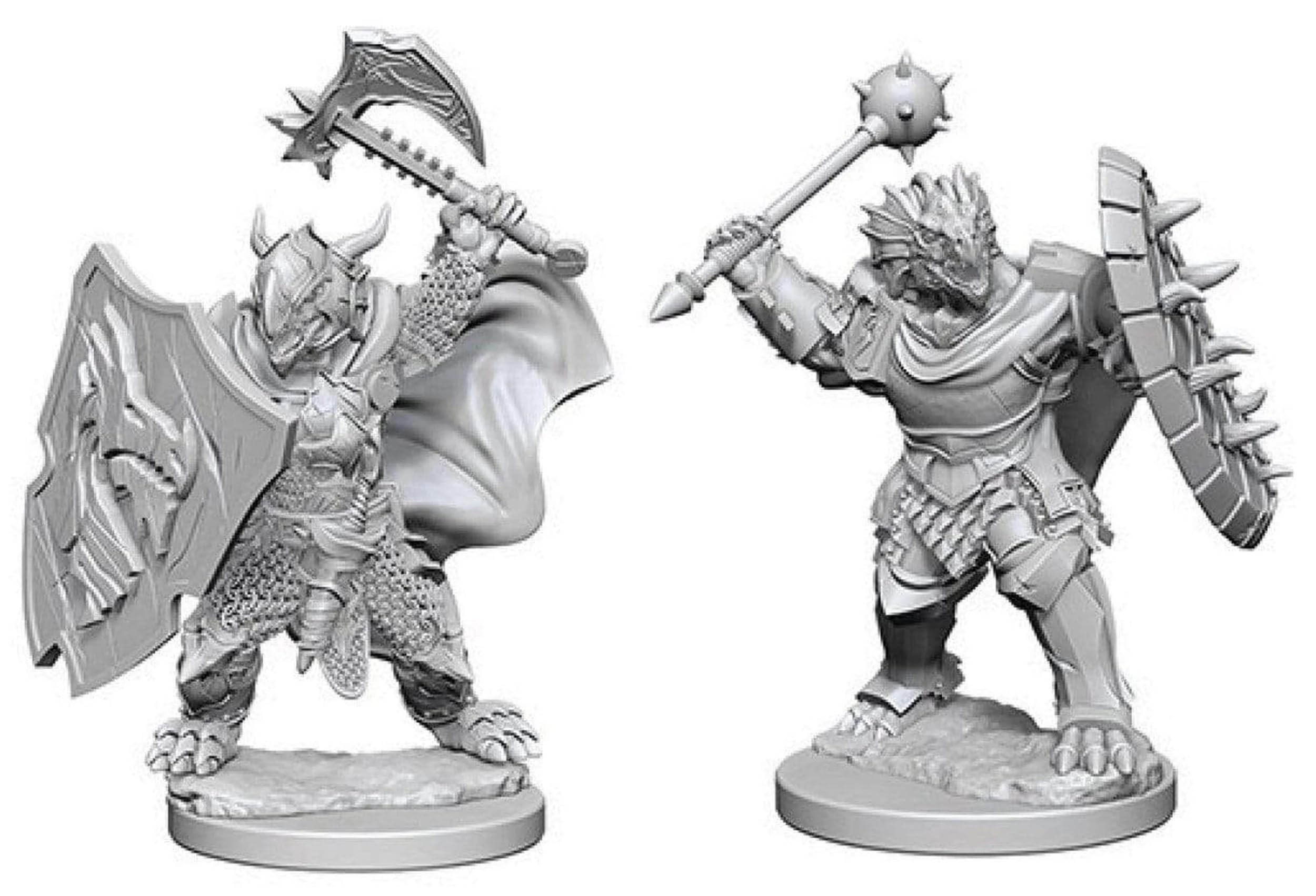Nolzur’s Marvelous Miniatures: Unpainted Minis Wave 4 - Dragonborn Male Paladin
