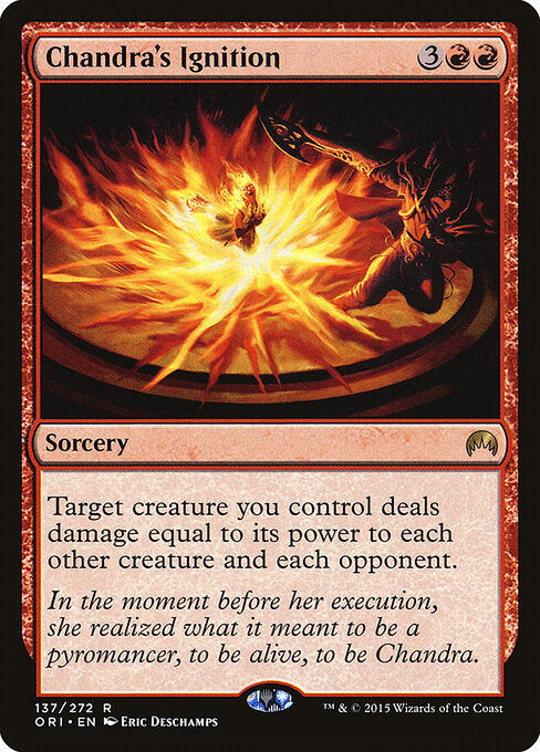 Chandra's Ignition Regular (español) 137 | Singles MTG en PiedraBruja
